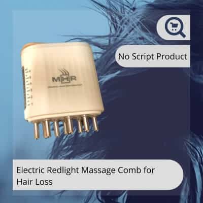 MHR's Electric massage comb brush Redlight